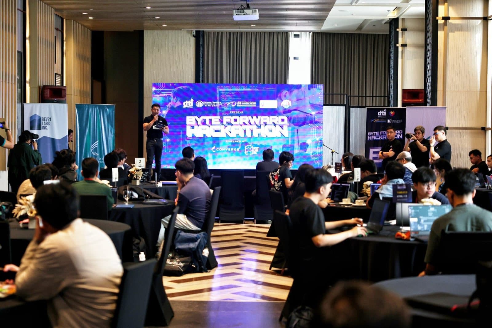 Byte Forward Hackathon happening now simultaneously with the Metro Manila Business Conference 2025