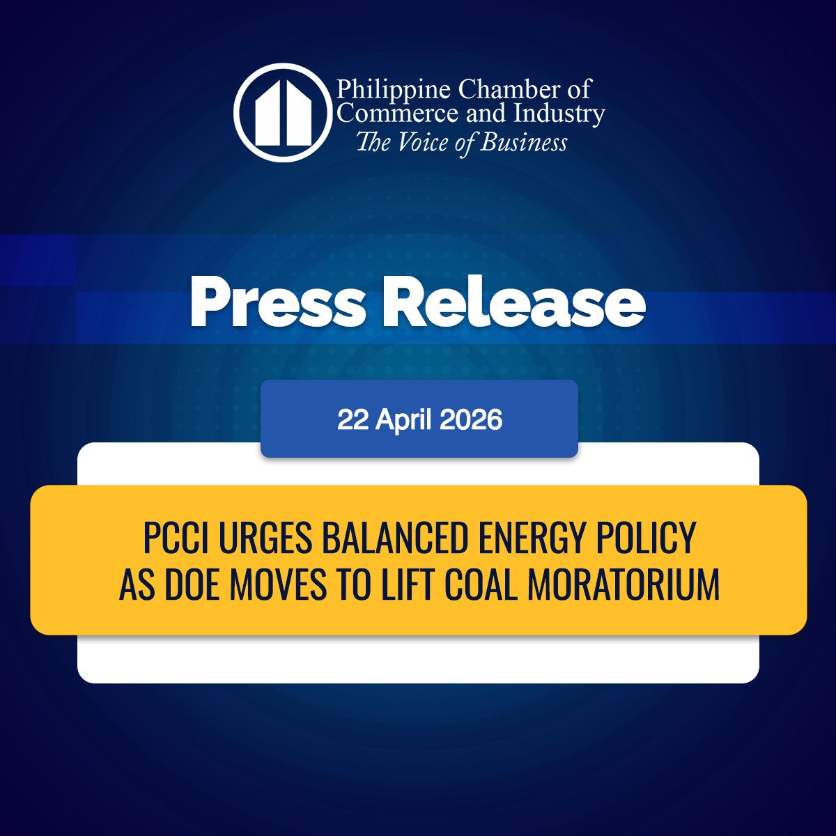 PRESS RELEASE
