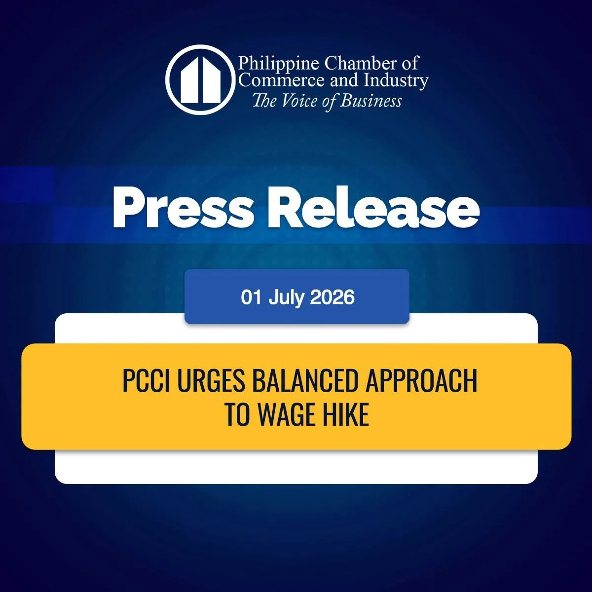 PCCI urges balanced approach to wage hike
